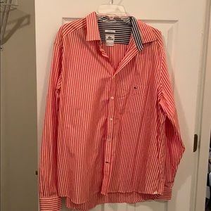 Lacoste Button Down Striped Shirt